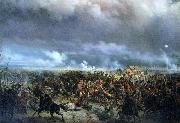 Bogdan Villevalde Battle of Grochew oil painting